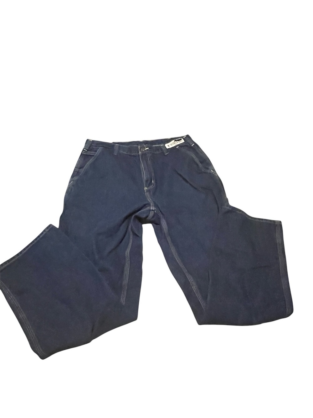 Carhartt Men's Dark Navy Relaxed Straight-Leg Jeans